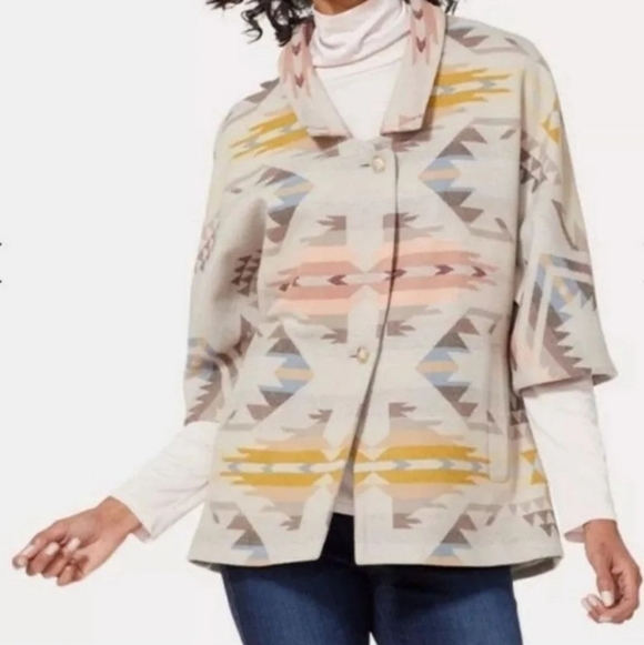 Pendleton Wool Jacket NWT White Sands Pattern - Picture 4 of 4